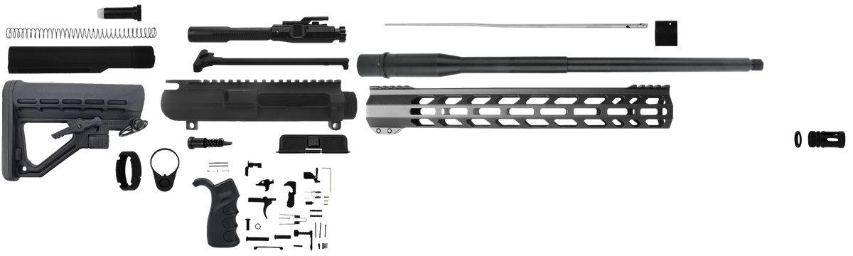 TacFire AR-10 Build Kit 308 Win 20" Black Nitride 5/8x24 Semi-Auto