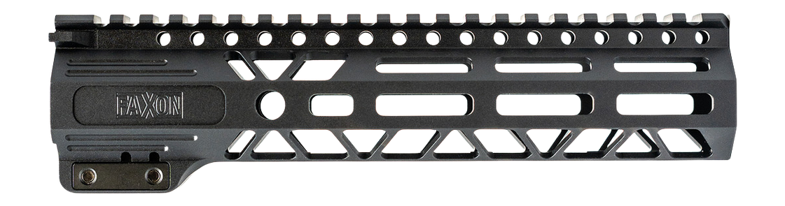 Faxon Firearms Streamline Aluminum M-LOK 9" AR-15 Handguard - Black Anodized