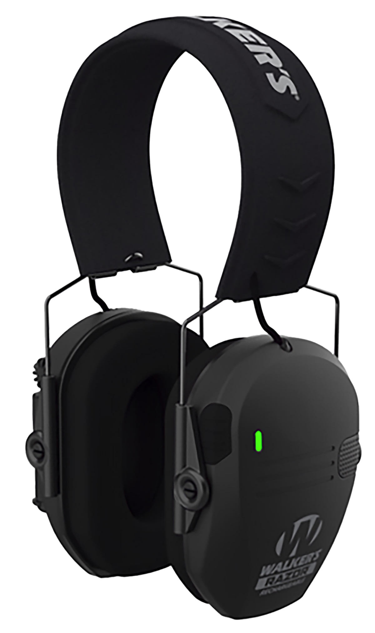 Walkers Game Ear Razor Rechargeable Electronic Muff 21 dB Over the Head Black Polymer