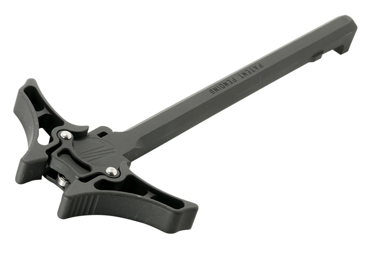 Timber Creek Outdoors Enforcer Ambidextrous AR-15 Charging Handle - Tungsten Hardcoat Anodized