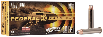 Federal Premium HammerDown 45-70 Government 300gr Bonded Soft Point 20 Rd - Box or Case