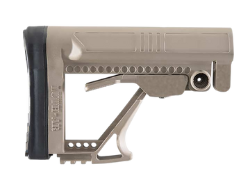 Luth-AR MBA-5F Carbine Buttstock - FDE Glass Reinforced Nylon - Fits AR-15/AR-10/M-16