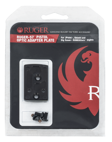 Ruger 90723 Ruger-57 Optic Adapter Plate JPoint/Shield RMS Aluminum Black