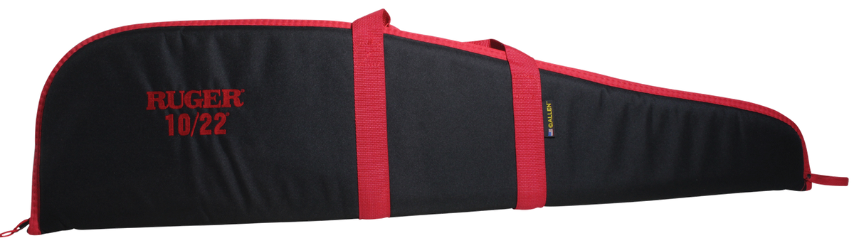 Ruger Embroidered Rifle Case 40" Black/Red Endura - Fits 10/22