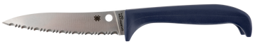 Spyderco Counter Puppy K20SPR 3.48" Serrated 7Cr17MoV Purple Plastic Fixed Blade Knife