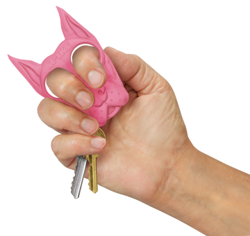 PSP Spike Self Defense Keychain Pink ABS Plastic