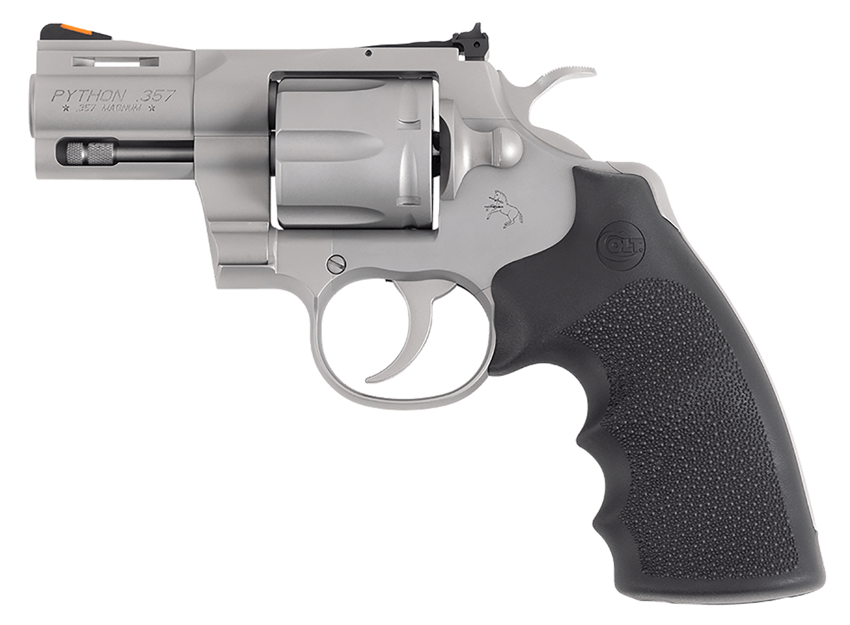 Colt Mfg Python 357 Mag/38 Special 2.5" 6-Shot DA/SA Revolver - Matte Stainless