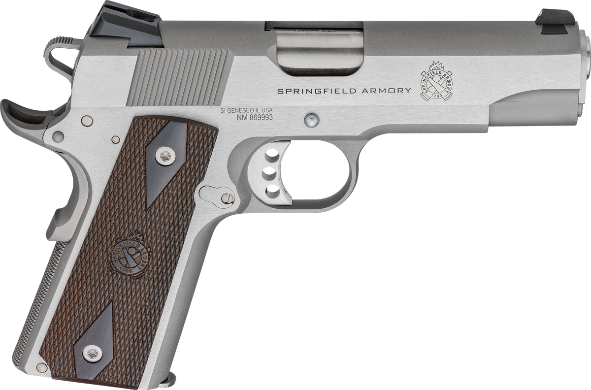 Springfield Armory 1911 Garrison 9mm Luger 4.25 in 9+1 Semi-Auto Pistol - Stainless