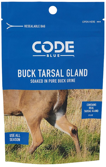 Code Blue Buck Tarsal Gland Resealable Bag Deer Attractant