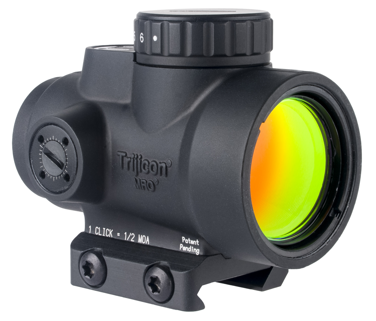 Trijicon MRO SD 1x25mm 2 MOA Red Dot Sight with Low Mount - Matte Black
