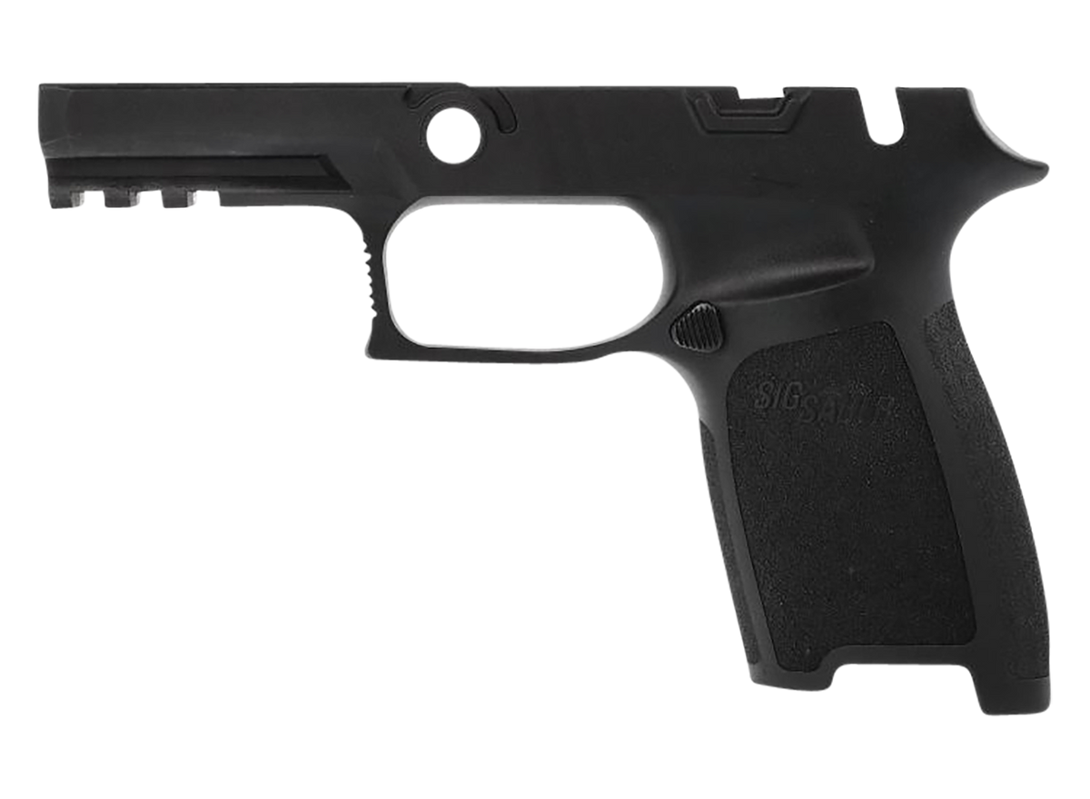 Sig Sauer P320 Carry Grip Module Assembly Large Black Polymer - Manual Safety