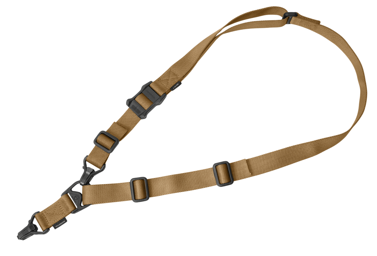 Magpul MAG514-COY MS3 Gen2 Sling 1.25" 48-60" Coyote Tan Nylon Adjustable One-Two Point Rifle
