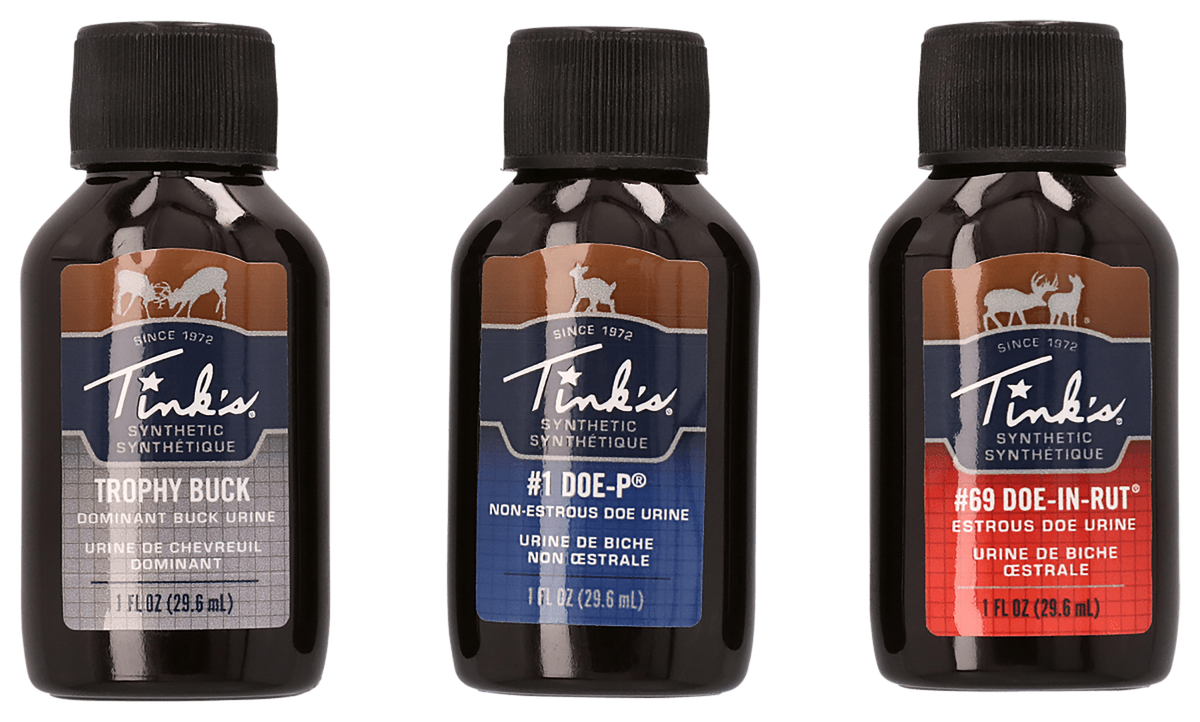 Tinks W5999 Hunt Success Kit Synthetic Deer Attractant 1 oz 3-Pack - Doe-In-Rut, Doe-P & Trophy Buck
