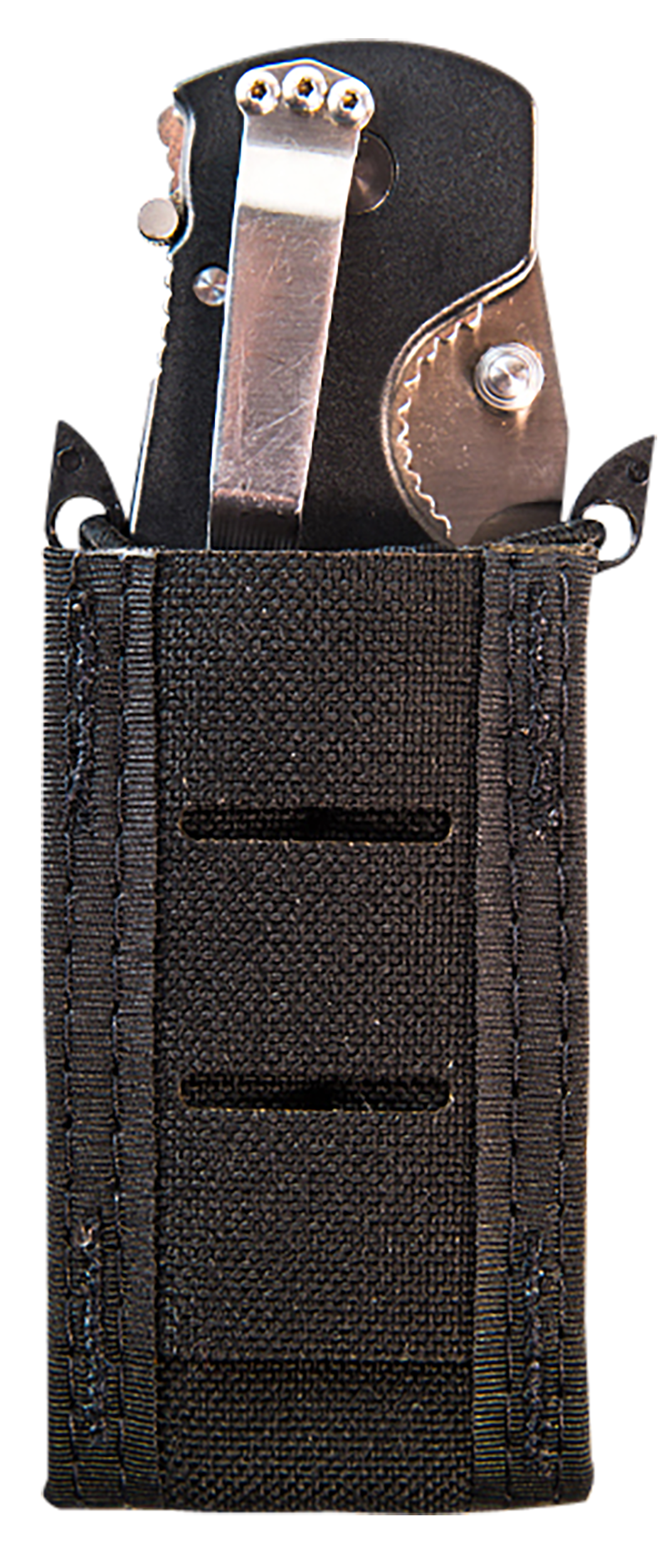 High Speed Gear 41PT00BK TACO Duty Single Pistol Mag Pouch Black Nylon MOLLE 2" Belt