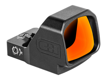 C&H Precision Comp Max 1x 28mm Red Dot Optic 2 MOA / 38 MOA Multi-Reticle - Black