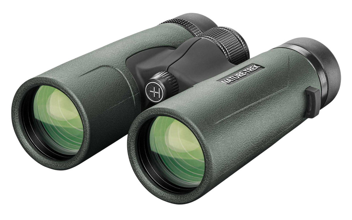 Hawke Sport Optics Nature-Trek 10x42mm BaK-4 Roof Prism Binoculars - Green