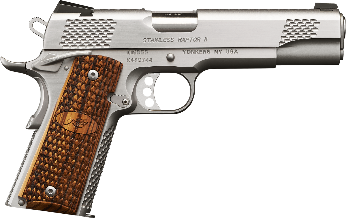 Kimber Stainless Raptor II (CA) 45 ACP 5" 8+1 Semi-Auto Pistol