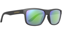Leupold Katmai Performance Eyewear Matte Black Frame Emerald Mirror Polarized Polycarbonate Lens