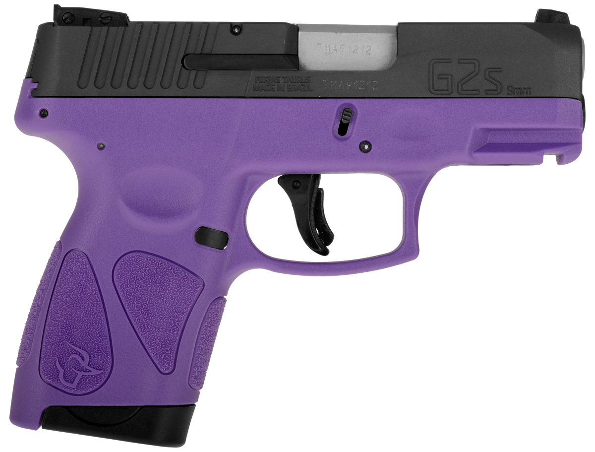 Taurus G2S 9mm Luger 3.26" 7+1 SAO Semi-Auto Pistol - Dark Purple