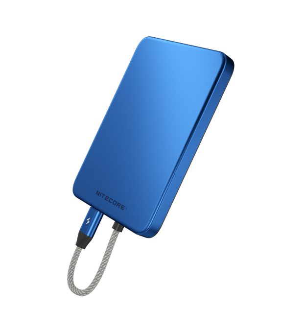Nitecore Pocket 5 5000mAh Magnetic USB-C Power Bank - Blue