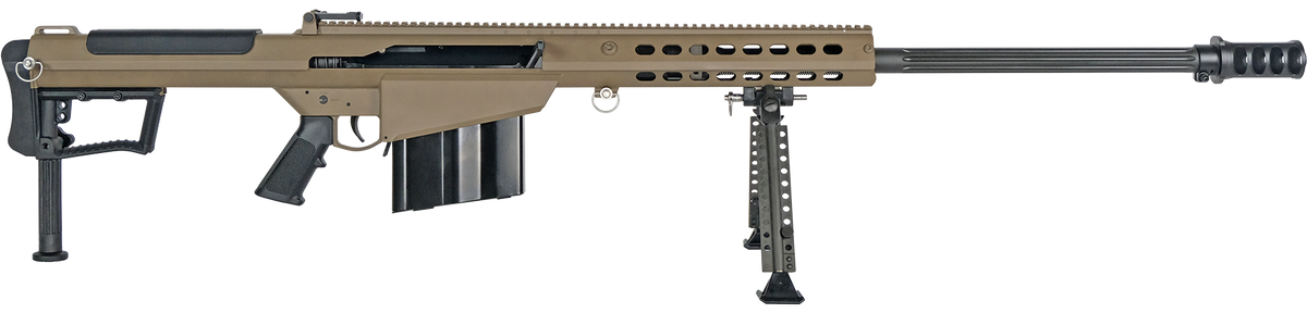 Barrett M107A1 50 BMG 20" 10+1 Semi-Auto Rifle - Flat Dark Earth