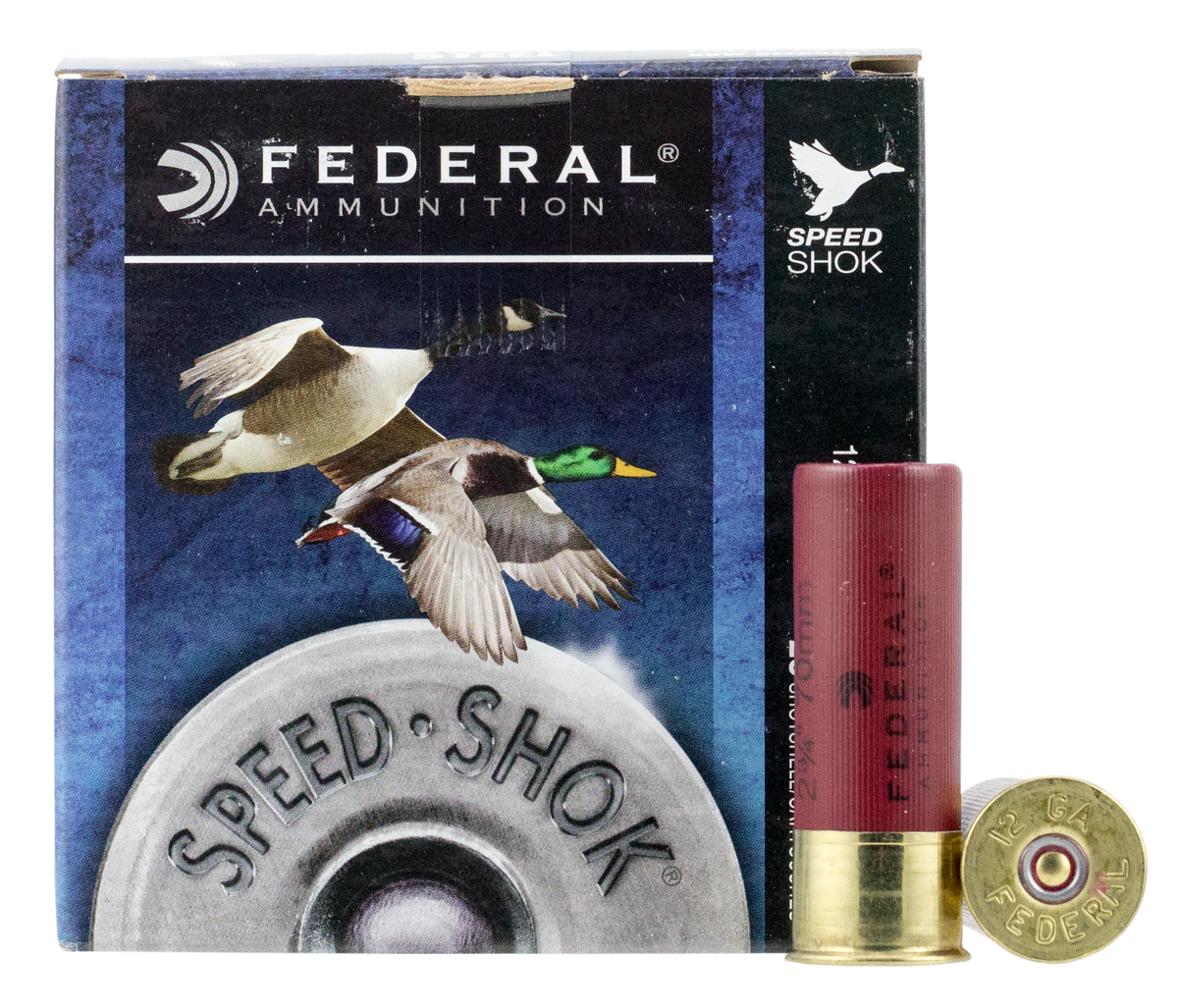 Federal Speed-Shok 12 Gauge 2.75" 1-1/8 oz #3 Shot Steel - Box or Case