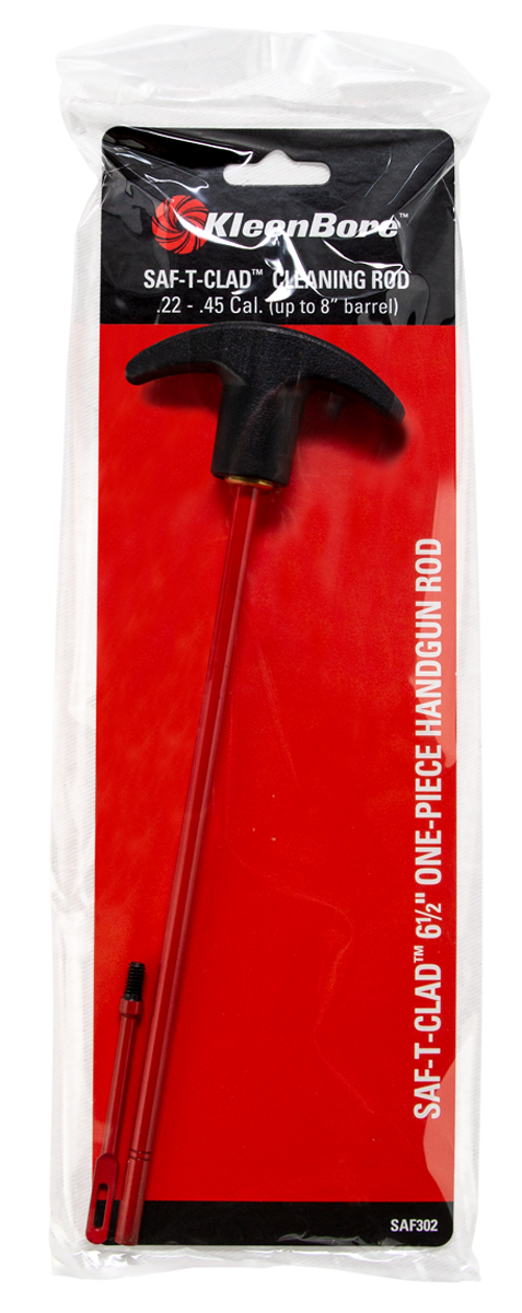 Kleen-Bore SAF-T-CLAD Cleaning Rod .22 - .45 Cal Handgun 6.5" w/Swivel Handle