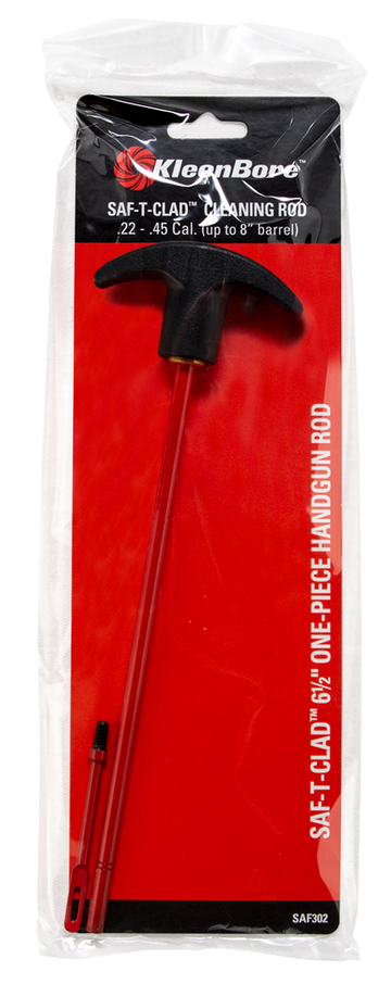 Kleen-Bore SAF-T-CLAD Cleaning Rod .22 - .45 Cal Handgun 6.5" w/Swivel Handle