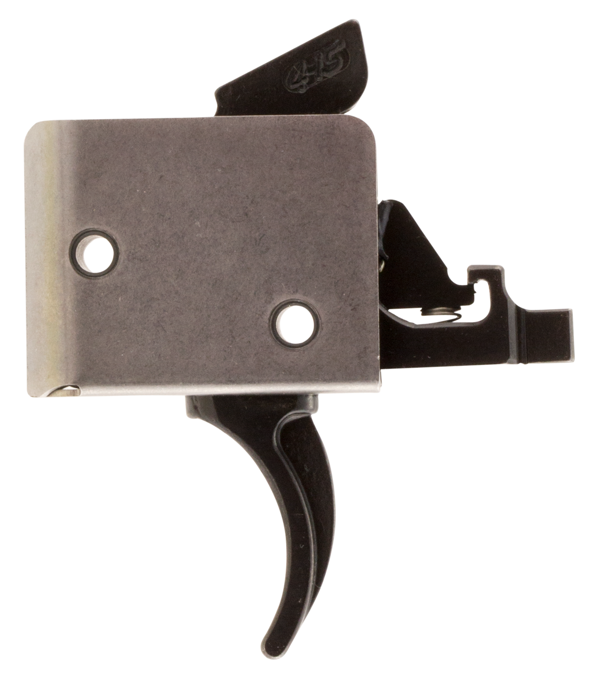 CMC Triggers 92502 Drop-In AR-15/AR-10 Two-Stage Curved 2 lbs Trigger - Black/Silver