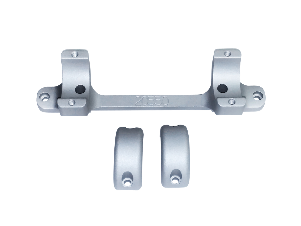 DNZ Game Reaper-Tikka 1" Medium Silver 1-Piece Scope Mount & Ring Combo