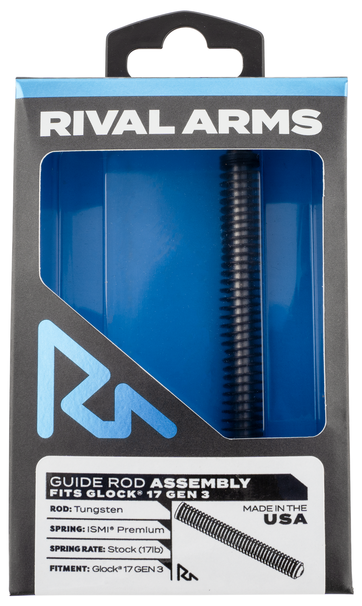Rival Arms RA50G101T Guide Rod Assembly Fits Glock 17 Gen3 Tungsten