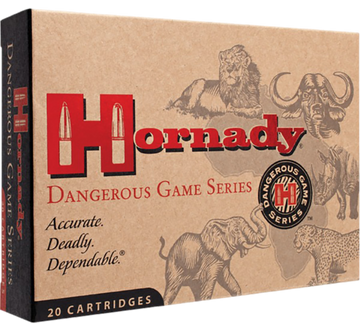 Hornady Dangerous Game Superformance 375 H&H Mag 270gr InterLock Spire Point Recoil Proof - Box or Case