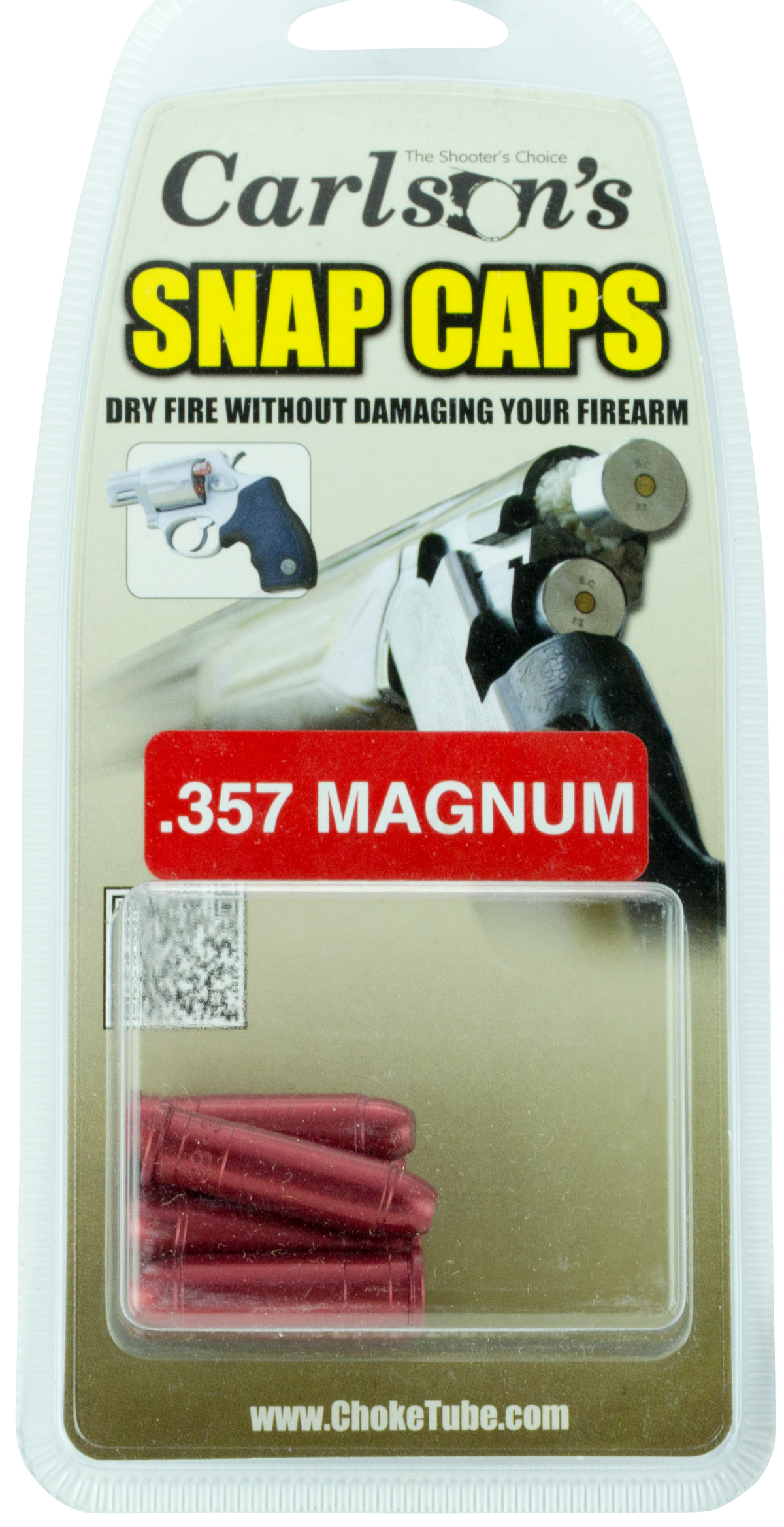 Carlsons Snap Cap 357 Magnum 6-Pack Aluminum Dummy Rounds