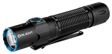 Olight Warrior 3S 2300 Lumens Tactical Flashlight - Black Anodized Aluminum - Rechargeable