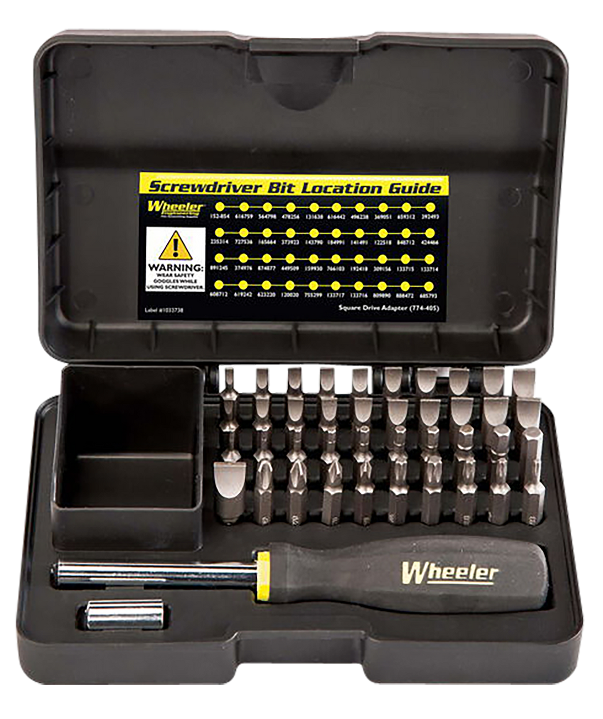 Wheeler Gunsmithing Screwdriver Set 43-Piece with Hard Case