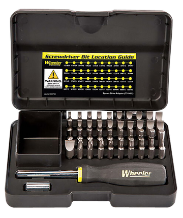 Wheeler Gunsmithing Screwdriver Set 43-Piece with Hard Case