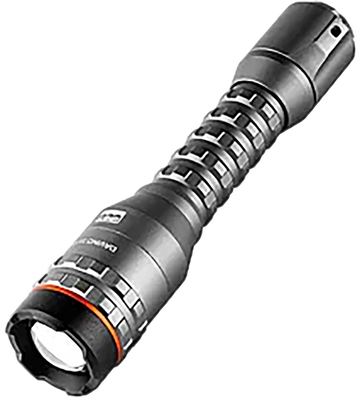 NEBO Davinci 1800L Rechargeable Flashlight 18/180/1800 Lumens LED - Gray