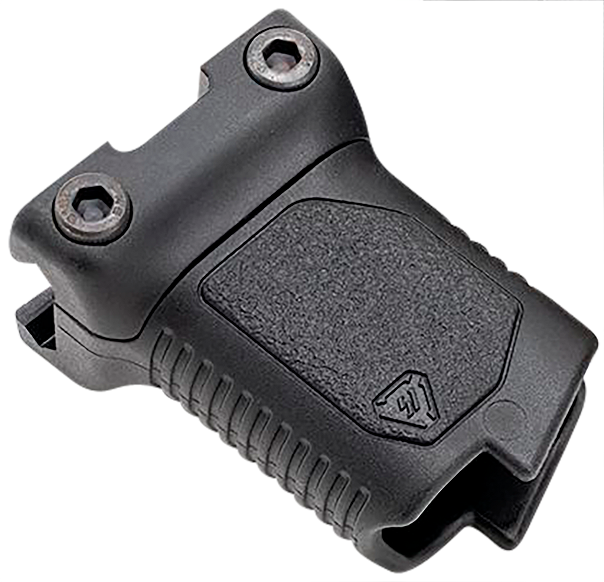 Strike Industries Angled Vertical Grip Short Black Polymer with Cable Management for Picatinny Rail