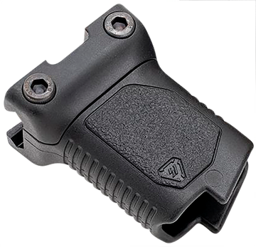 Strike Industries Angled Vertical Grip Short Black Polymer with Cable Management for Picatinny Rail