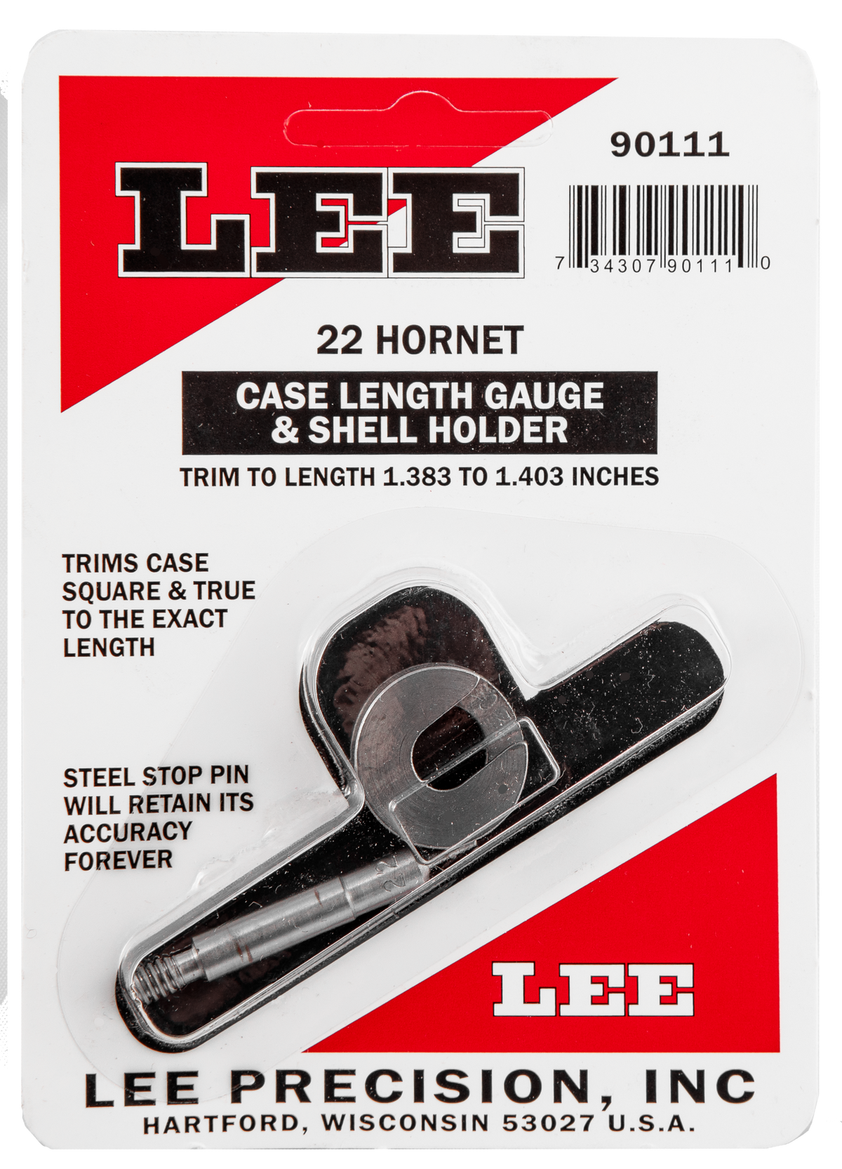 Lee 90117 Case Length Gauge 270 WSM w/ Shell Holder