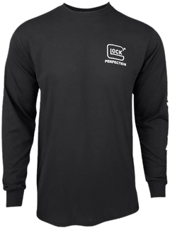 Glock Perfection Long Sleeve Tee Black Pre-Shrunk Cotton - Small
