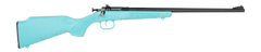 Crickett KSA2346 My First Rifle Gen2 22 LR 16.10" 1-Rd Bolt Action Rifle - Blue/Gold Webbing