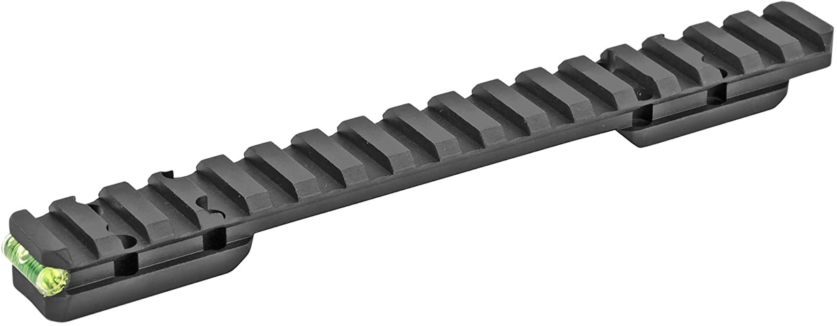 Talley PLM735ACI Picatinny Rail w/Anti-Cant Indicator 20 MOA Black Anodized - Browning X-Bolt Long Action
