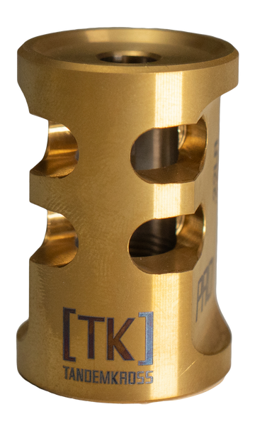 TandemKross Game Changer PRO .22 LR 1/2x28 Gold Compensator