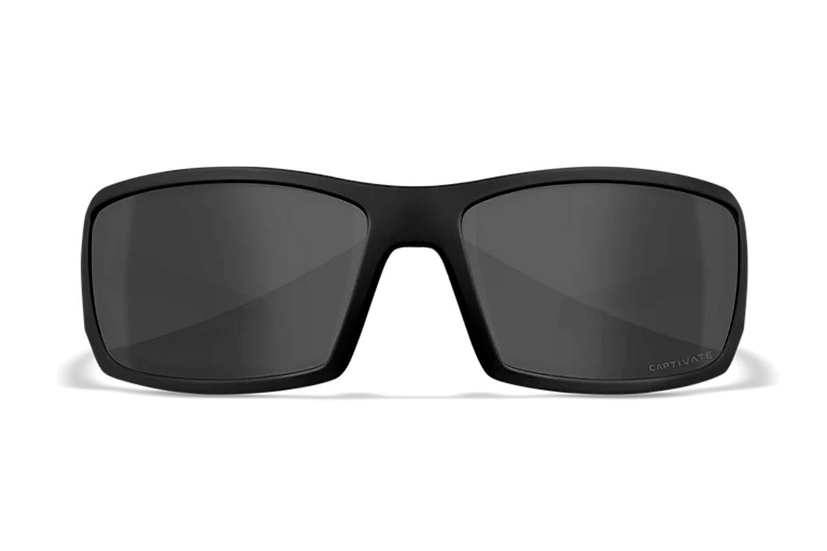 Wiley X Twisted M/L Gray Lens Polycarbonate Matte Black Frame Safety Glasses