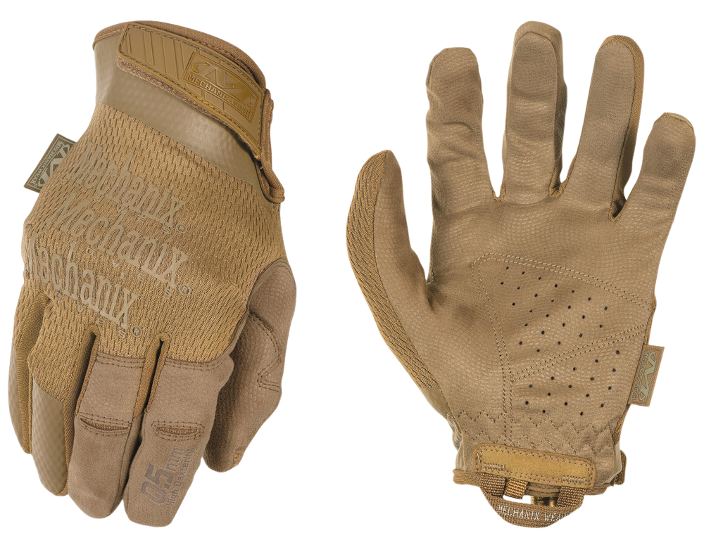 Mechanix Wear Specialty 0.5 High-Dexterity Coyote Suede XL Tactical Gloves