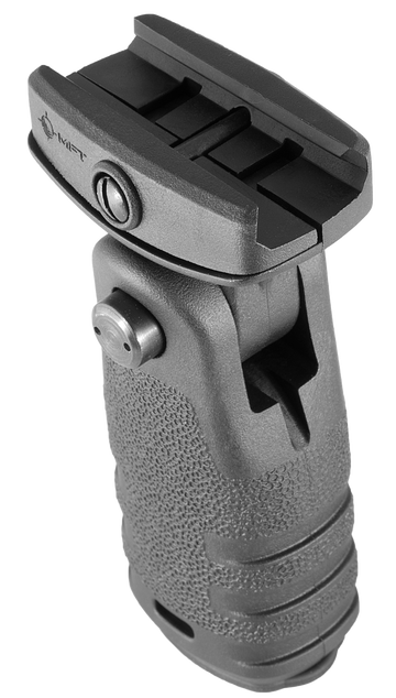 Mission First Tactical RFG React Folding Vertical Grip Polymer Black