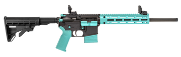 Tippmann Arms M4-22 LTE 22 LR 16" 10+1 Semi-Auto Rifle - Robin Egg Blue M-LOK Handguard