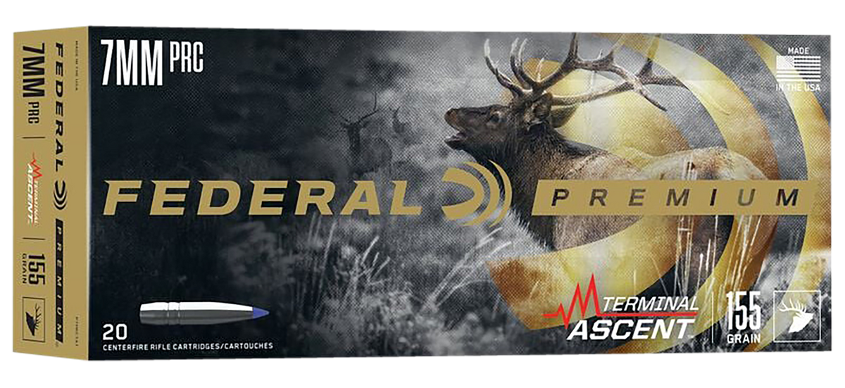 Federal Premium Terminal Ascent 7mm PRC 155gr 20rd - Box or Case