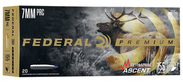 Federal Premium Terminal Ascent 7mm PRC 155gr 20rd - Box or Case